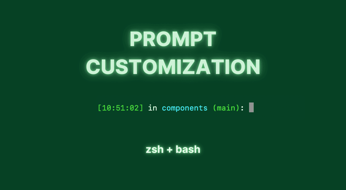 How to customize your terminal prompt